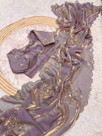 Festive Fandy Satin Saree with Designer Blouse