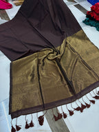 premium Jari Khadi Cotton Saree