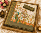 Digital Kalamkari Cotton Saree with Zari Border
