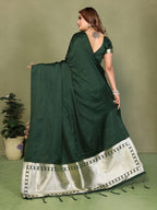 Lagadi Patta Soft Satin Silk Gala Pallu Saree