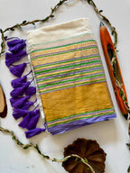 Royal Kanchi Cotton White Saree
