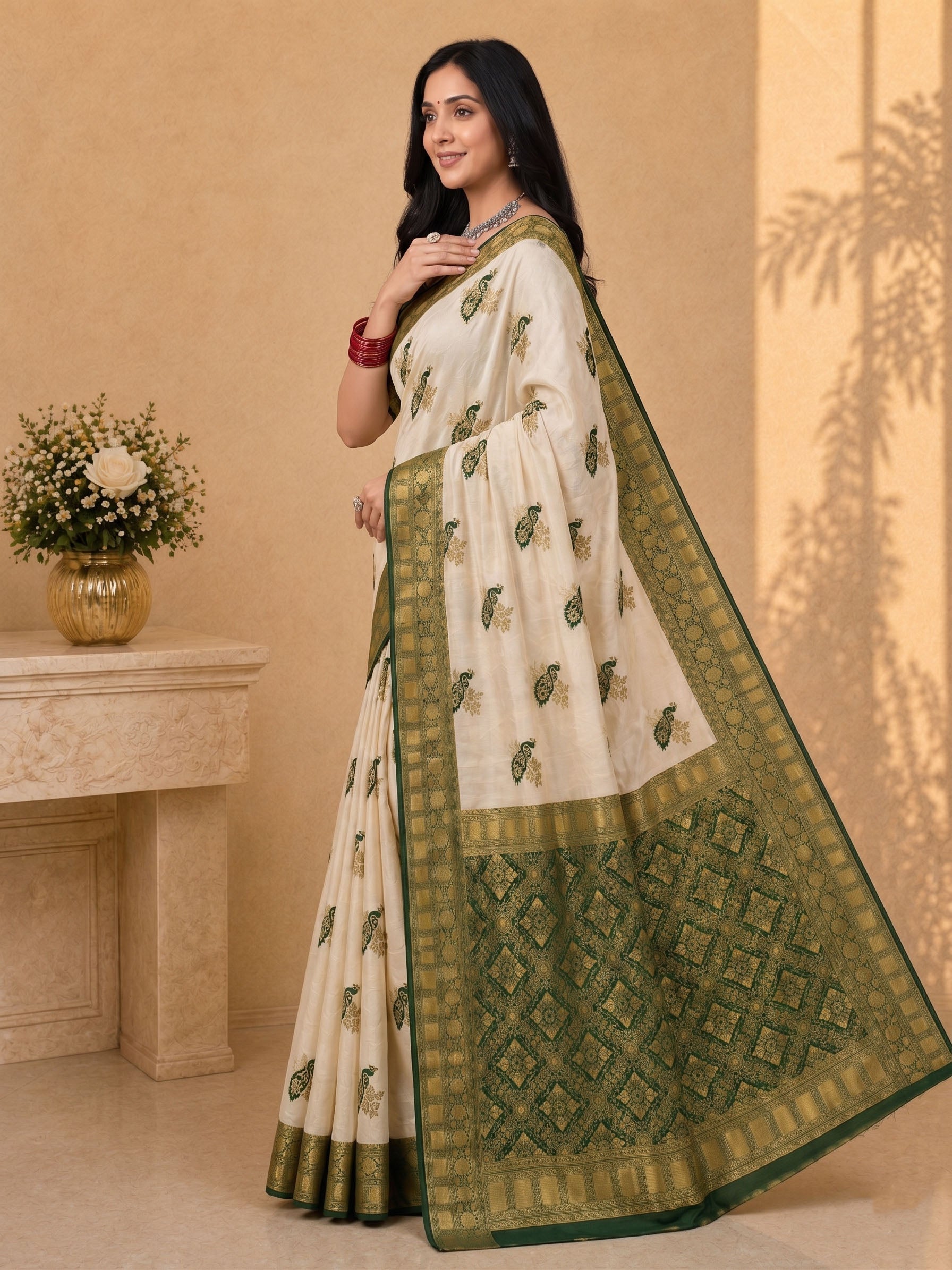 Elegant Zari Kanjivaram Saree