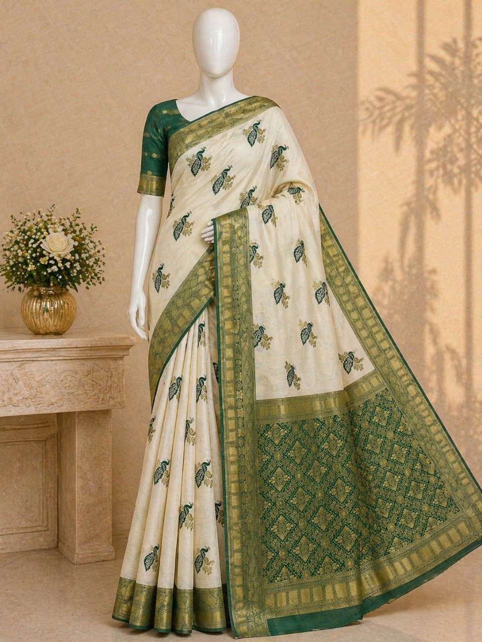 Elegant Zari Kanjivaram Saree