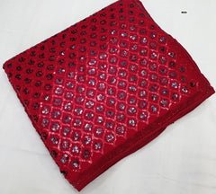 Amazing Georgette Red Color Saree