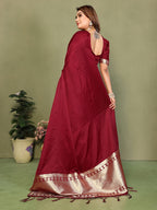 Lagadi Patta Soft Satin Silk Gala Pallu Saree