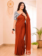 Evergreen Elegance Khadi Cotton Saree