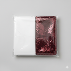White Georgette Saree with Maroon Sparkle Velvet Blouse | Elegant Contrast Saree with Festive Glow