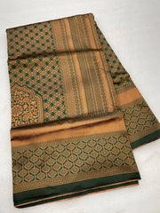 Elegant Green Color Jacquard Silk Saree