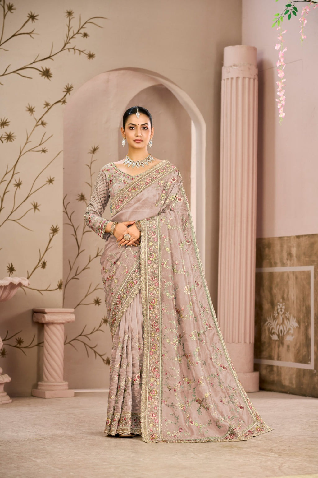 Premium Begum Tissue Silk Saree
