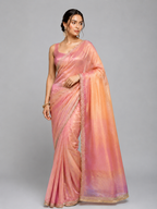 Two Tone Tissue Silk Saree