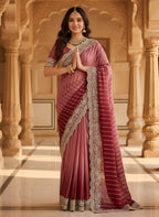 Blush Designer Party Wear Saree