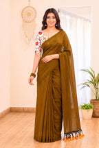 Ruby Grace Soft Cotton Saree