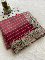 Blush Designer Party Wear Saree