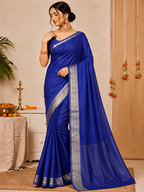 Elegant Pure Ho Silk  Zari Border Saree