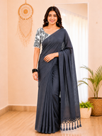 Evergreen Elegance Khadi Cotton Saree