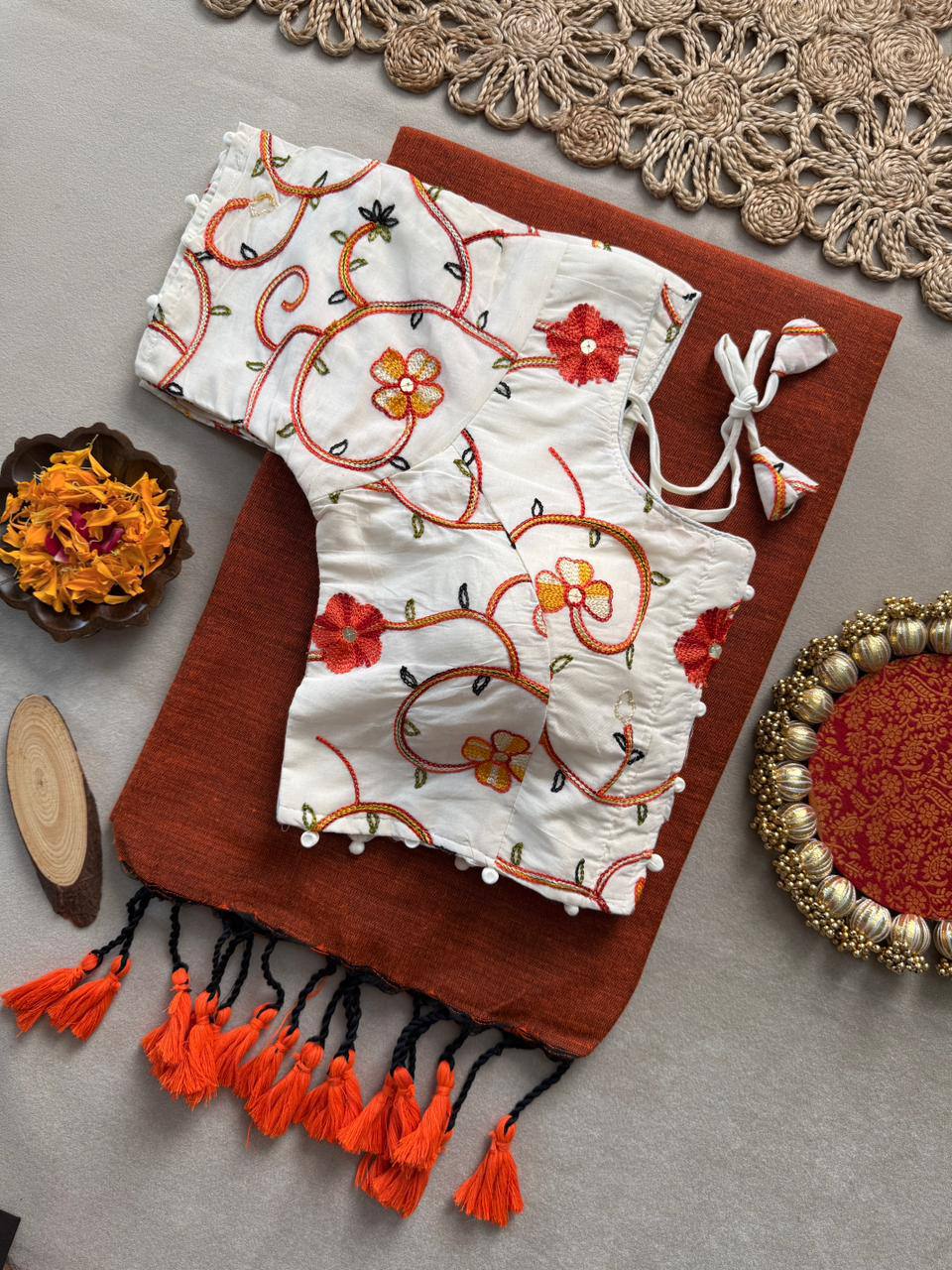 Ruby Grace Soft Cotton Saree