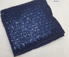 Amazing Georgette Blue Color Saree