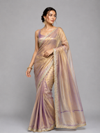Two Tone Tissue Silk Saree
