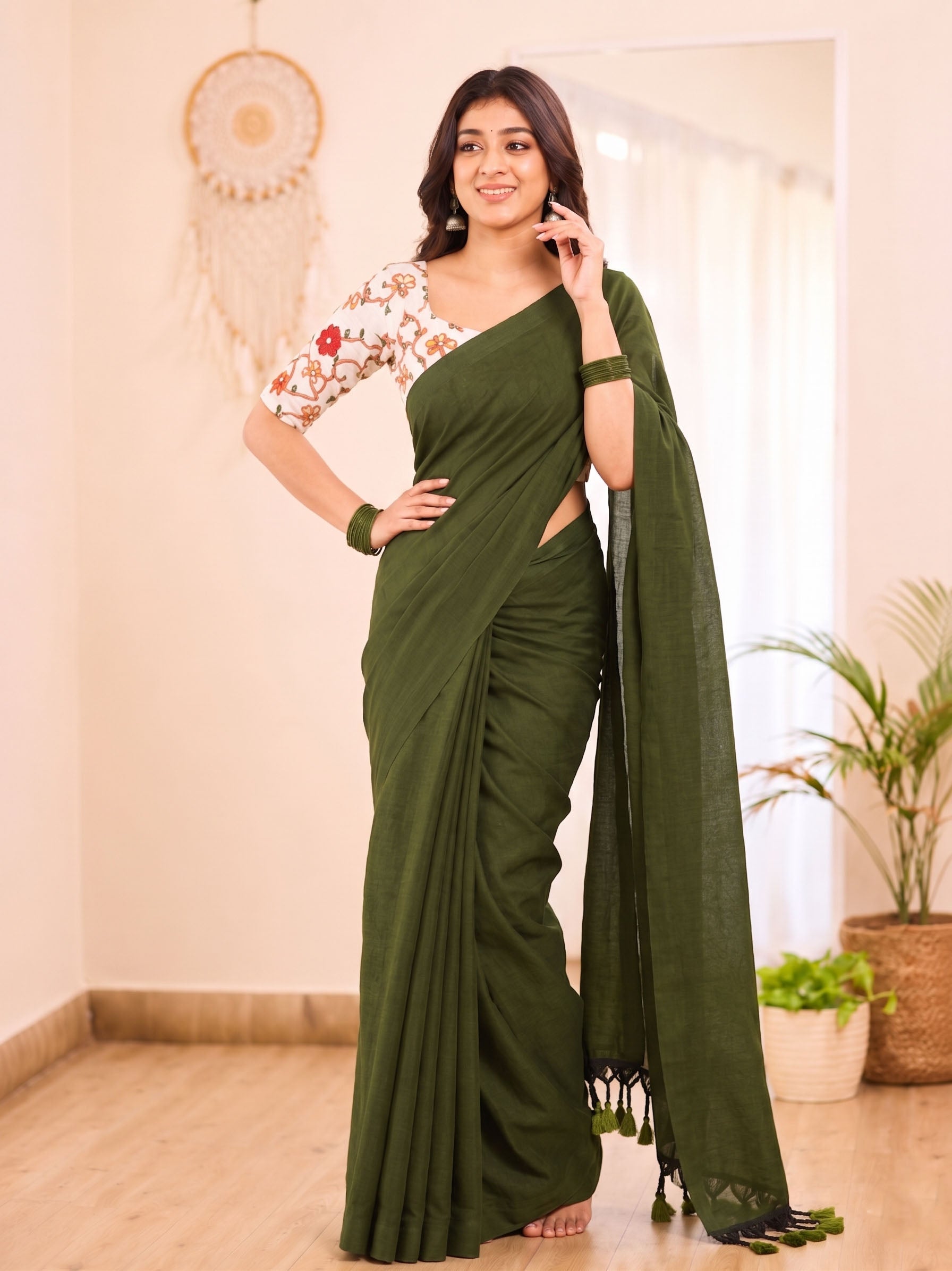 Heritage Weave Khadi Cotton Saree