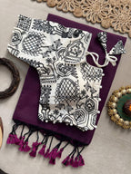 Evergreen Elegance Khadi Cotton Saree
