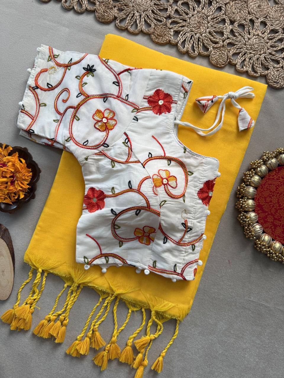 Ruby Grace Soft Cotton Saree