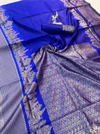 Lightweight Organic Banarasi Saree for Wedding Wear