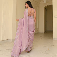 Precious Rangoli Silk Pink Color Saree