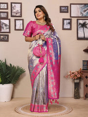 Marriage Special Banarasi Paithani Purple Color Saree