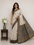 Royal Amethyst Zari Saree