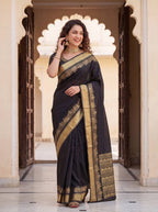 Lightweight Organic Banarasi Saree for Wedding Wear