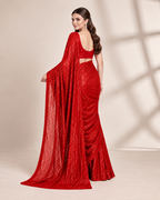Sparkle Bollywood Georgette Saree with Bangalore Silk Blouse
